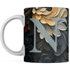 Floral art mug