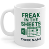 freak in the sheets mug
