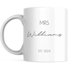 Wedding mug name