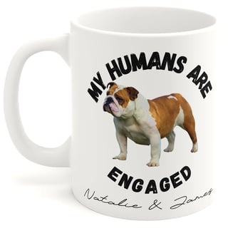 Personalised Dog Engagement Gift Mug
