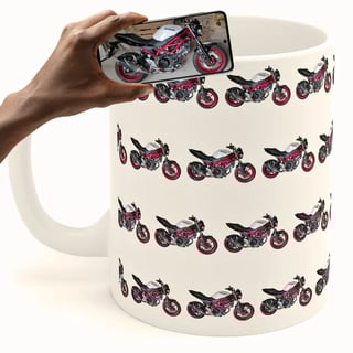 Personalised Motorbike Mug