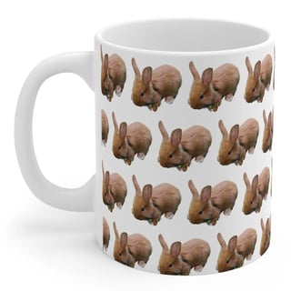 Personalised Rabbit Mug