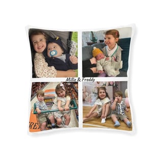 Personalised Four Photo Cushion