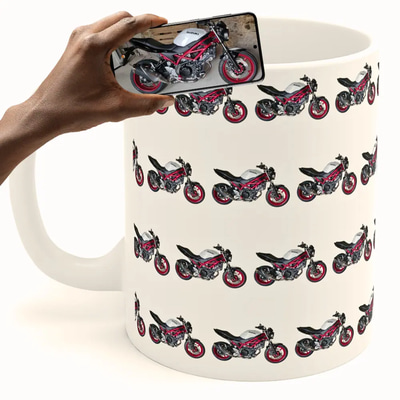 Personalised Motorbike Mug