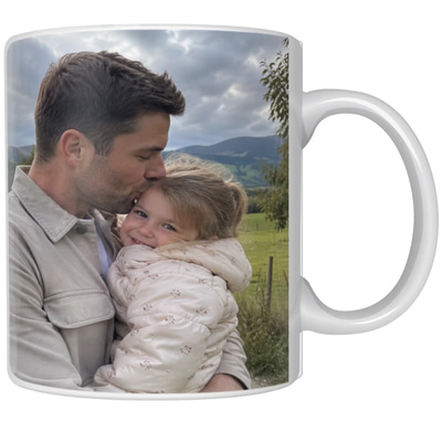 Personalised Photo Mug - Photo Upload & Message