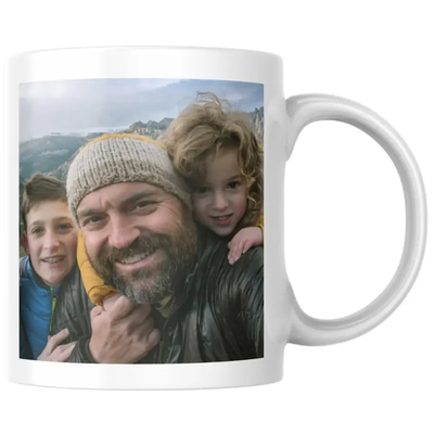 Personalised Photo Mug With Message