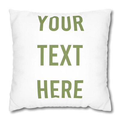 Personalised Text Cushion