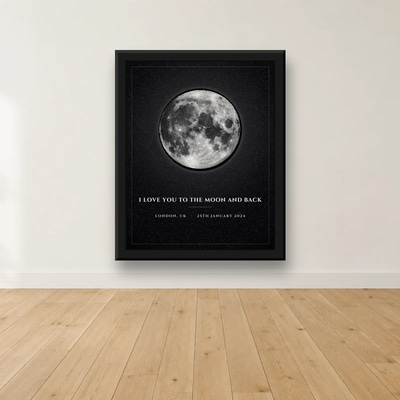 Personalised Moon Phase Print
