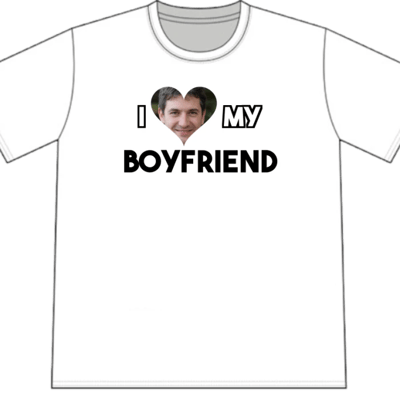 I Heart My Boyfriend Photo T-Shirt
