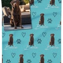 Dog blanket personalised example