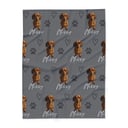 Dog blanket personalised example