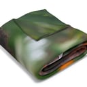Folded view of photo blanket