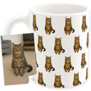 Personlised Cat mug preview