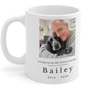 Personalised Dog Memorial Mug in Colour