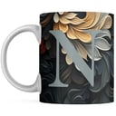 Floral art mug