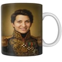 Custom military general portrait photo mug