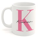 Karen initial mug