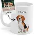 Pet Portrait Mug Beagle