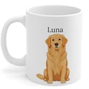 Pet Portrait Mug Golden Retriever