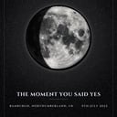 Personalised Moon Phase Print example 