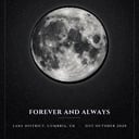 Personalised Moon Phase Print example 