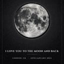 Personalised Moon Phase Print example 