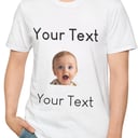 Personalised face tshirt example