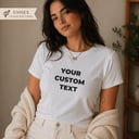 Unisex Custom Text T-Shirt feed image