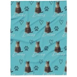 Custom cat blanket example
