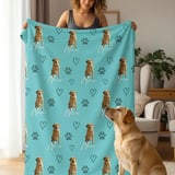 Dog blanket personalised example