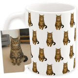 Personlised Cat mug preview
