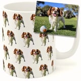 personalised dog mug king charles spaniel
