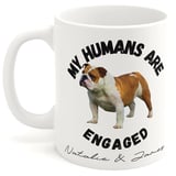 Dog engagement mug example