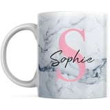 Marble mug pink design
