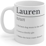 Name definition mug Lauren