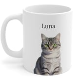 Pet Portrait Mug Cat