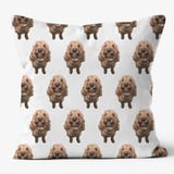 Dog pattern cushion example