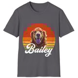 retro design dog shirt