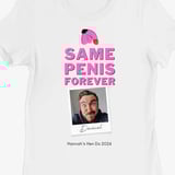 Hen do tshirt design example