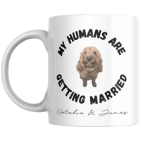 Personalised Dog Engagement Gift Mug thumbnail image