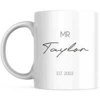 Personalised Wedding Gift Mug thumbnail image