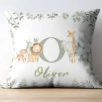 Personalised Jungle / Safari Name Cushion thumbnail image