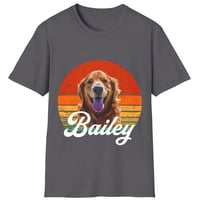 Personalised Retro Dog T-shirt thumbnail image