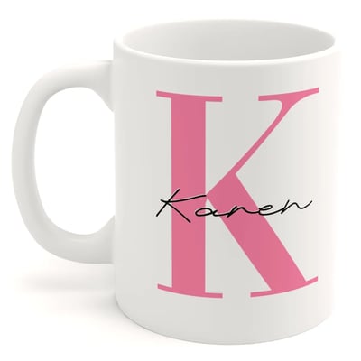 Personalised Initial Mug