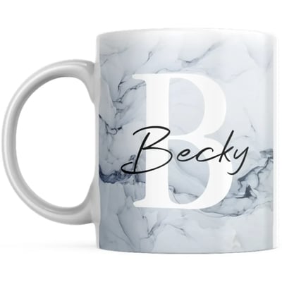 Personalised Marble Mug