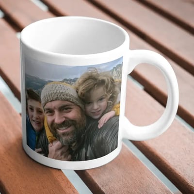 Personalised Photo Mug With Message