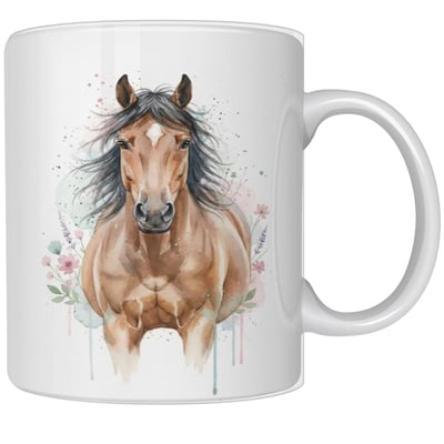 Personalised Watercolour Mug