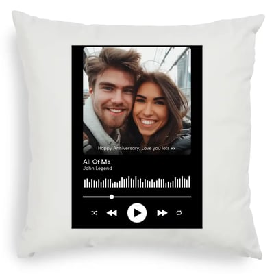 Personalised Spotify Song Cushion