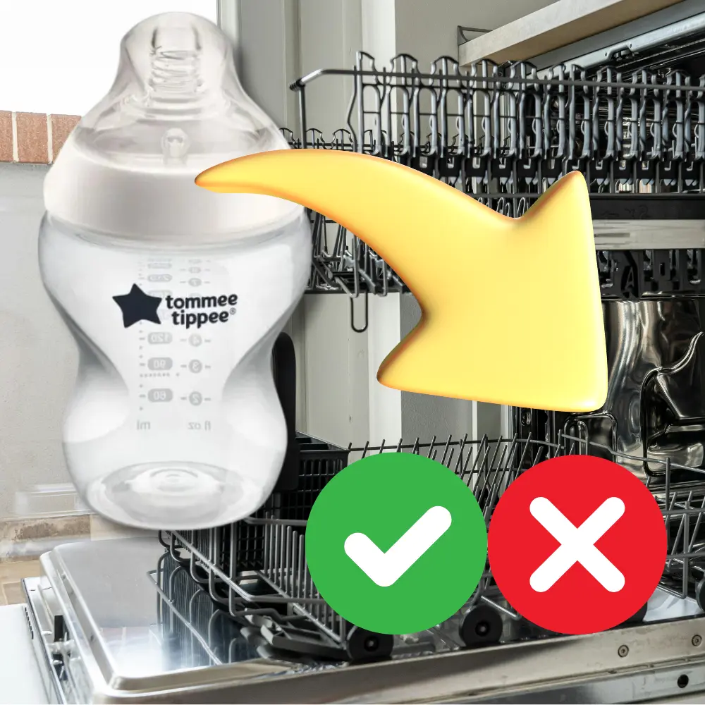 Are Tommee Tippee bottles dishwasher safe? header image