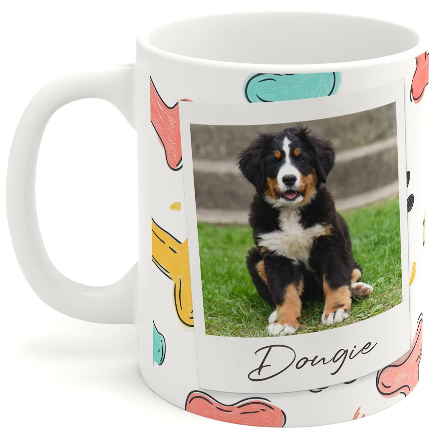 Personalised Dog Photo Mug example 